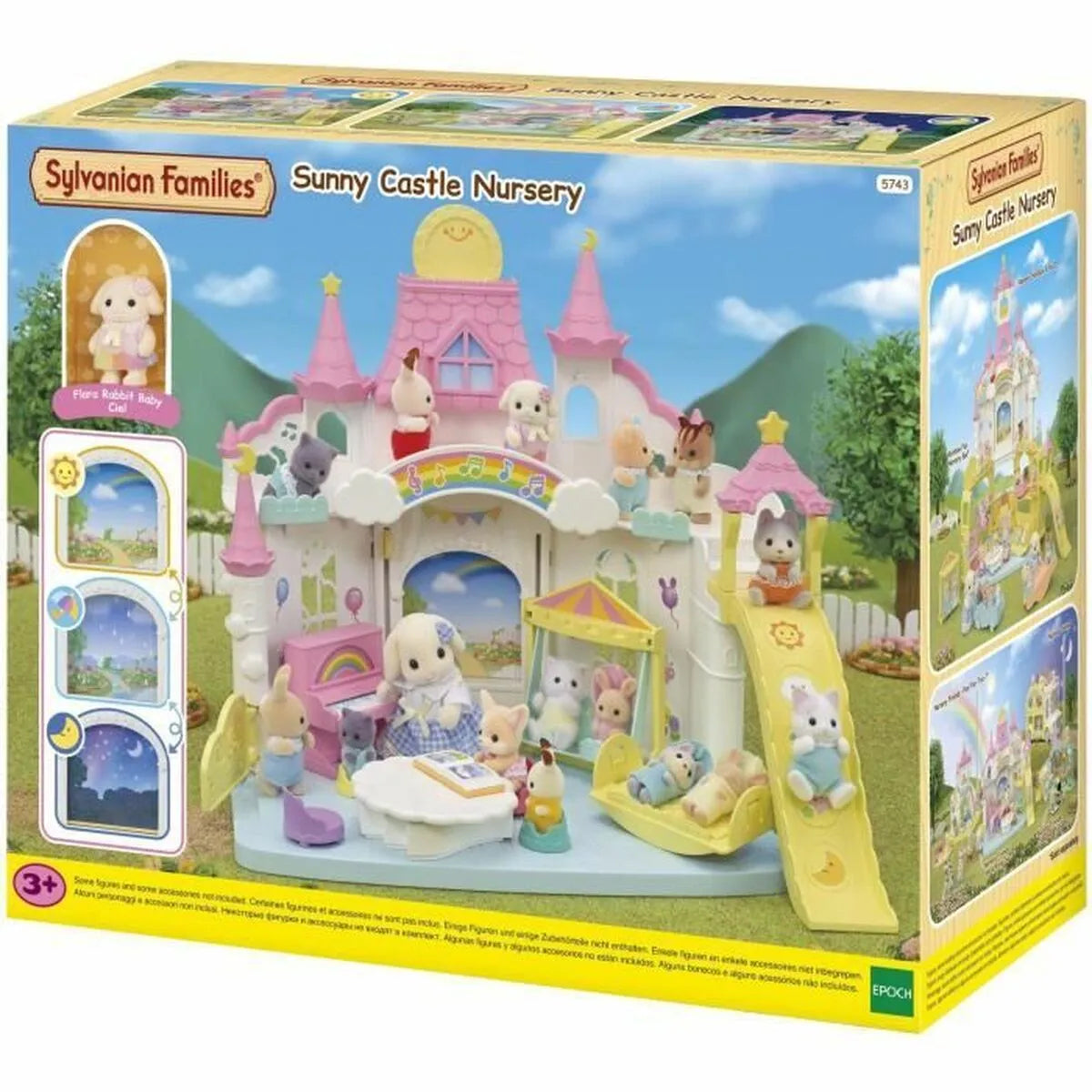 Playset Sylvanian Families 5743 Sunny Castle Nursery - Bábiky