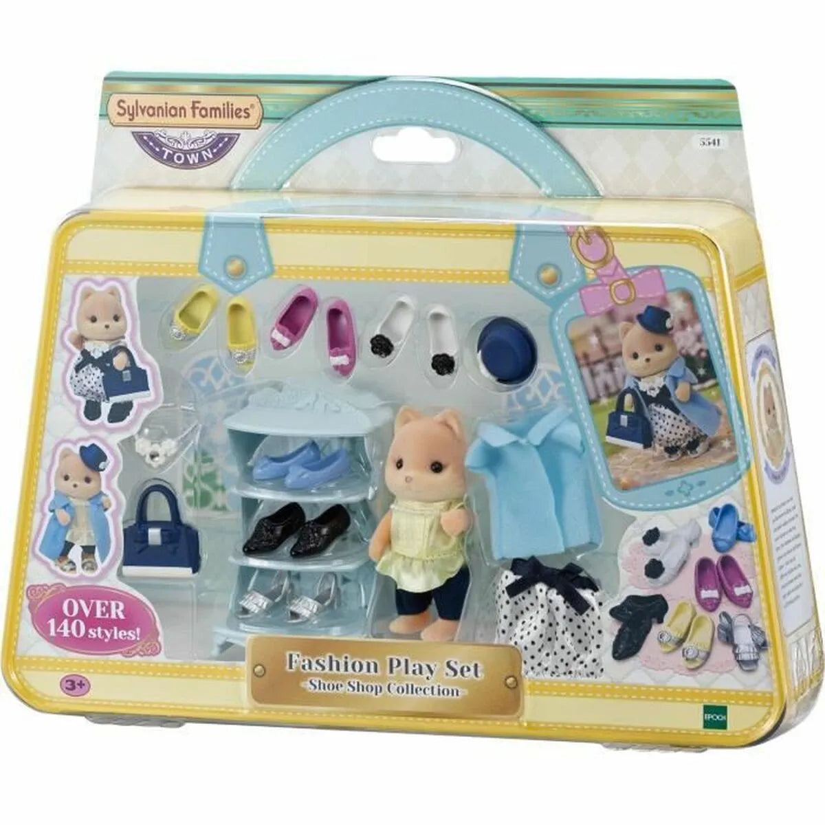 Playset Sylvanian Families Fashion And Big Sister Caramel Dog Suitcase For Children - Hračky a Hry Bábiky Postavičky