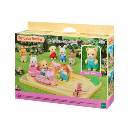 Playset Sylvanian Families The Chu-chu Train And Baby Bear - Bábiky