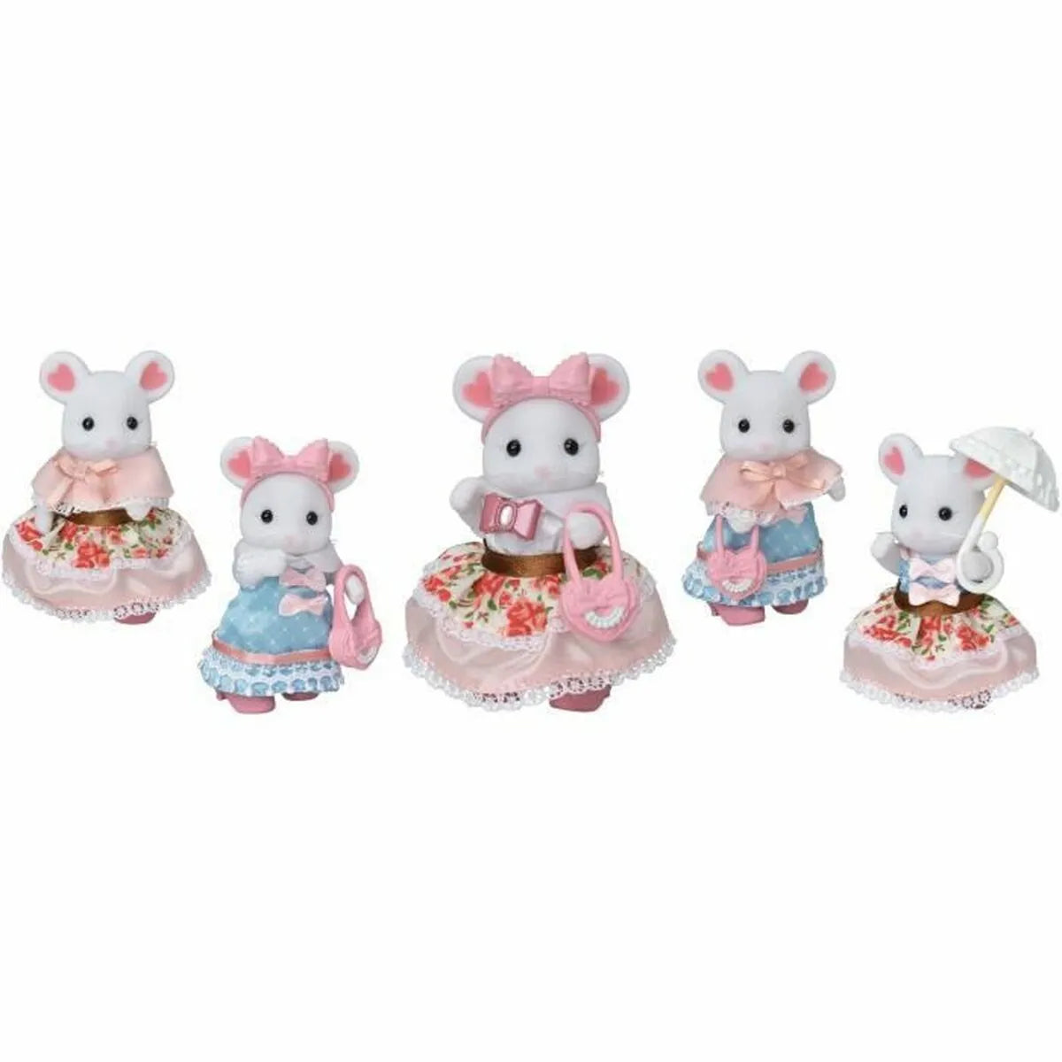 Playset Sylvanian Families The Fashion Suitcase And Big Sister Marshmallow Mouse For Children - Hračky a Hry Bábiky