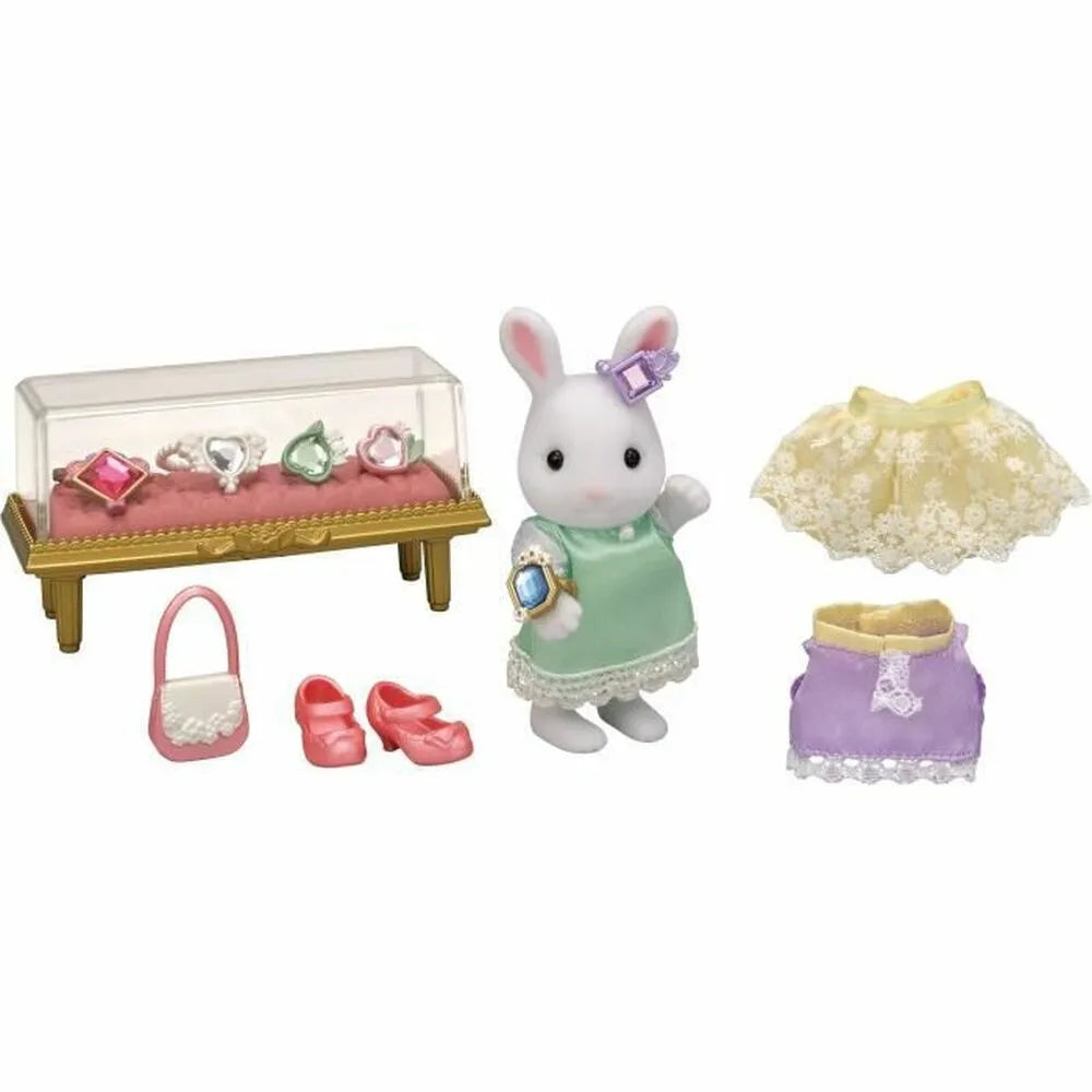 Playset Sylvanian Families The Snow Bunny Fashion Suitcase And Big Sister - Hračky a Hry Bábiky Postavičky