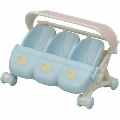 Playset Sylvanian Families The Triple Stroller - Bábiky