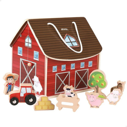 Playset Woomax Farma 19 x 18 Cm 9 Kusy 4 Kusov - Hračky a Hry Bábiky Postavičky