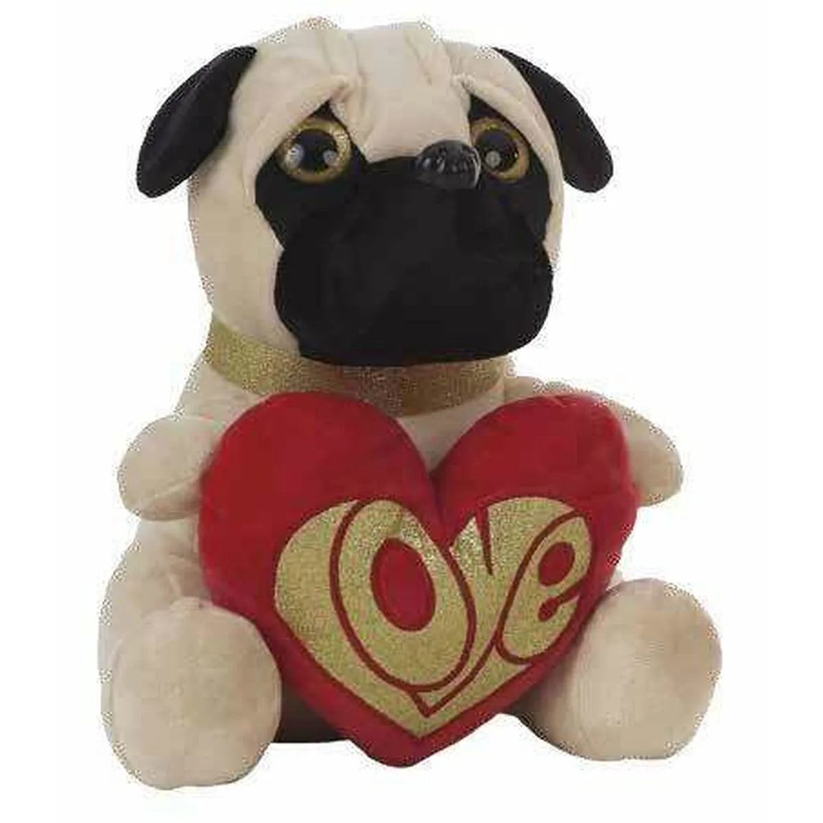 Plyšák Pug 32 Cm - Hračky a Hry Plyšové Hračky - Bigbuy Kids