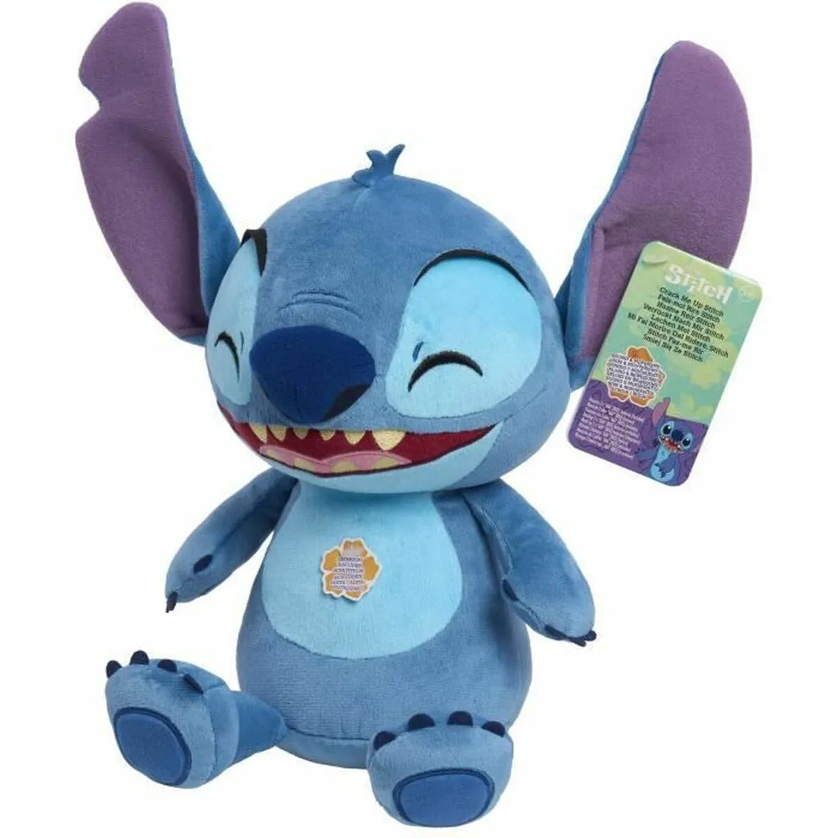 Plyšák Stitch sa Smeje a Trasie 25 Cm Viacfarebná - Plyšové Hračky - Bigbuy Home