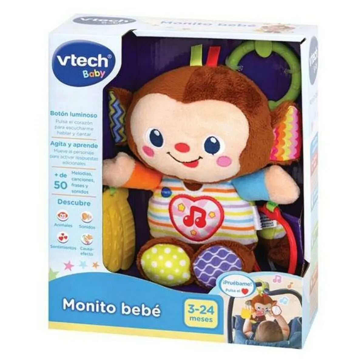 Plyšová Hračka Aktivity pre Bábätká Monito Bebé Vtech - Hračky