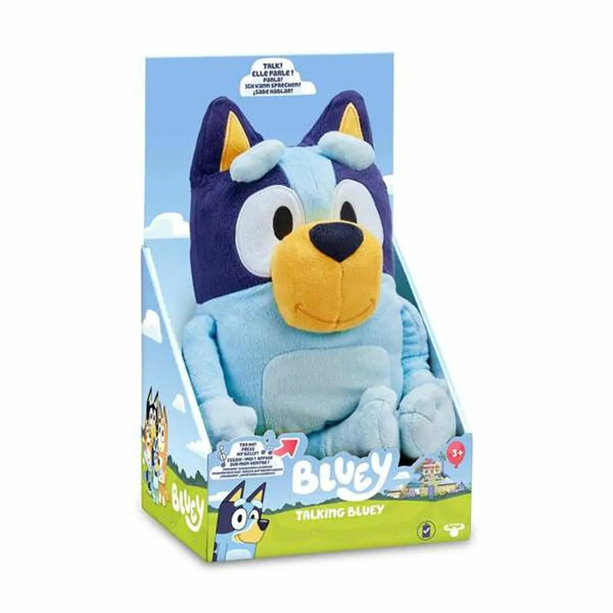 Plyšová Hračka so Zvukom Bluey Plastické 30,50 x 17,80 14 Cm - Plyšové Hračky