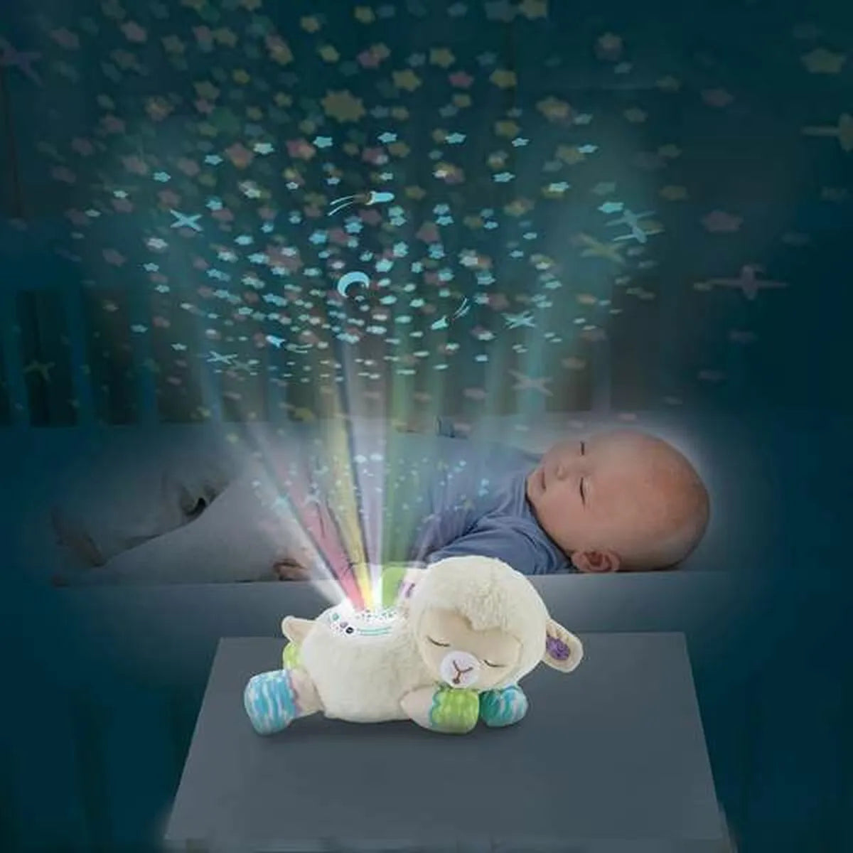 Plyšový Led Projektor Ovečka Vtech Sweet Dreams 15 x 32 12 Cm - Projektory a Budíky