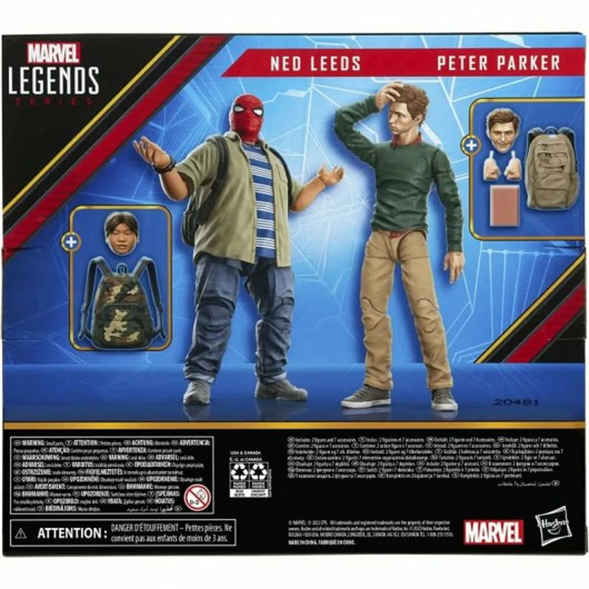 Pohyblivé Figúrky Hasbro Legends Series Spider-man 60th Anniversary Peter Parker & Ned Leeds - Hračky a Hry Bábiky