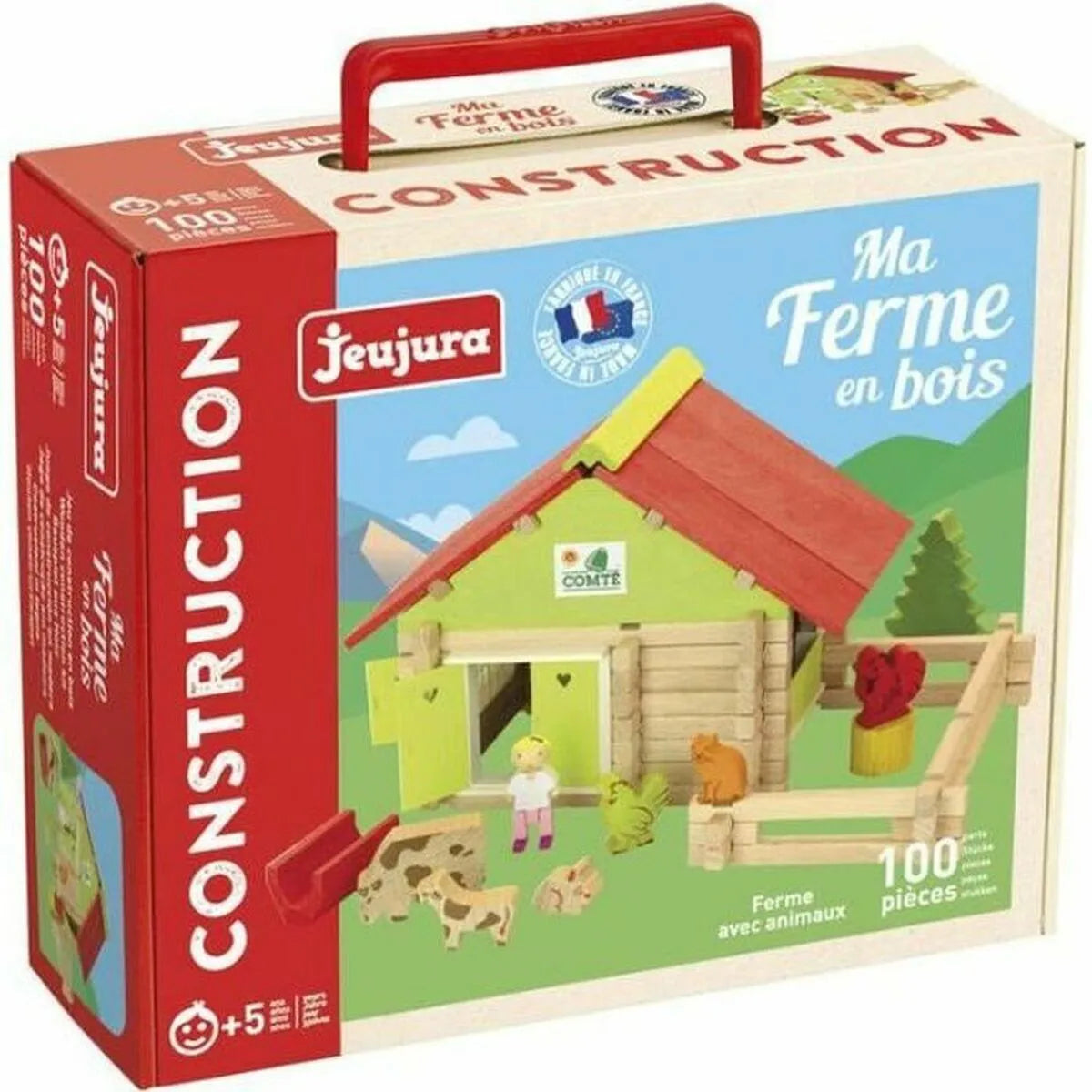 Pohyblivé Figúrky Jeujura Farm With Animals 100 Kusy Playset - Hračky a Hry Bábiky Postavičky