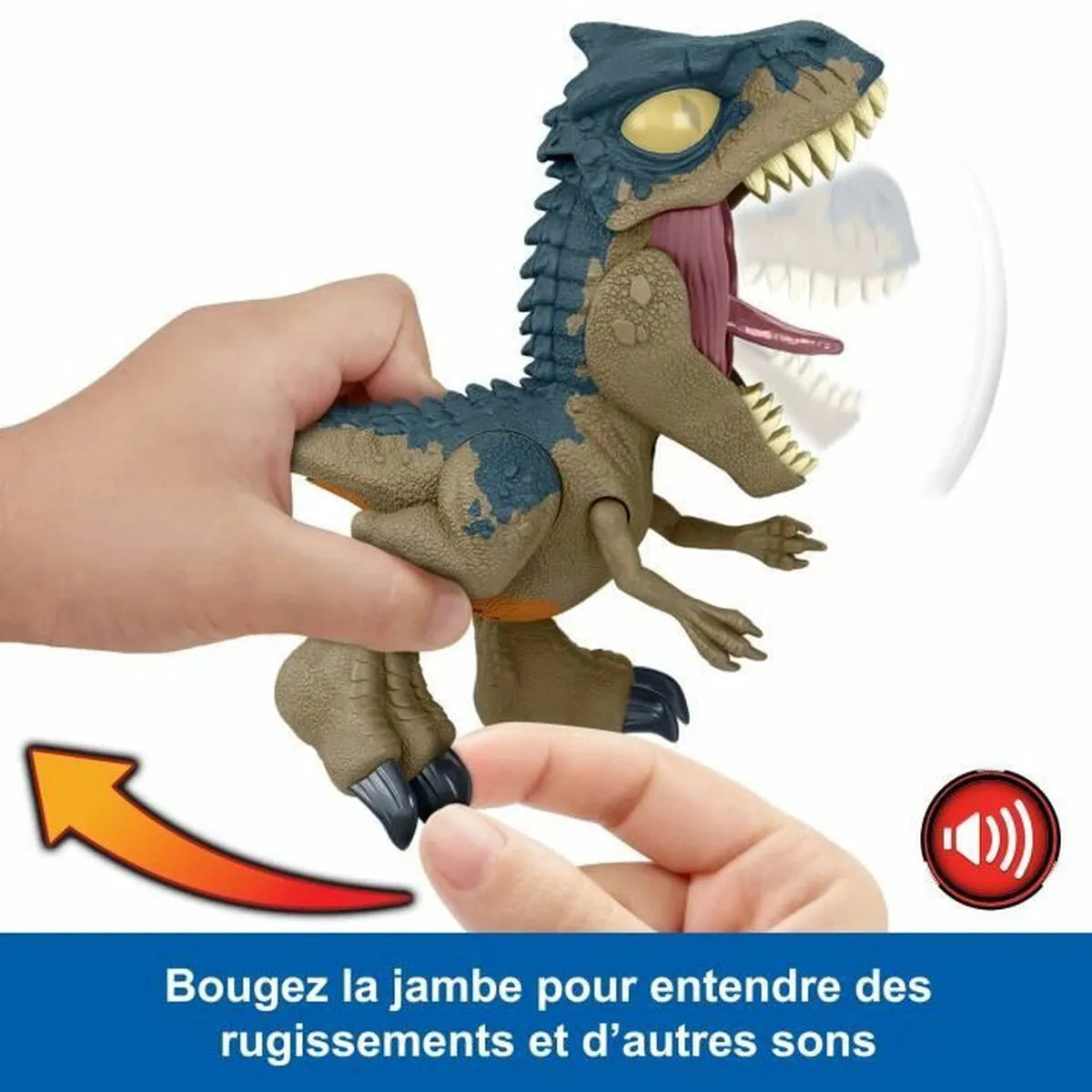 Pohyblivé Figúrky Jurassic World Chomp Chomp-allosaurus Hvb45 Dinosaurus Zvuk - Hračky a Hry Bábiky Postavičky