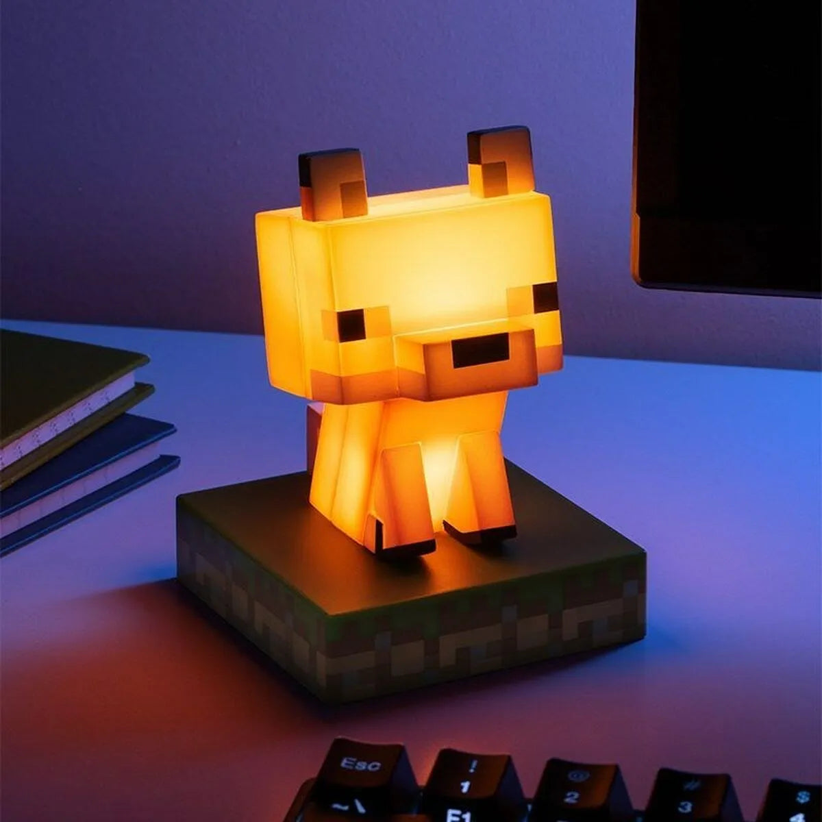 Pohyblivé Figúrky Paladone Minecraft Fox Icon Light - Hračky a Hry Bábiky Postavičky