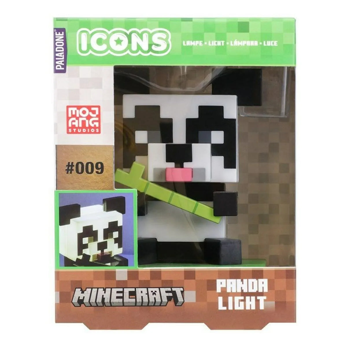 Pohyblivé Figúrky Paladone Minecraft Panda Icon Light - Hračky a Hry Bábiky Postavičky