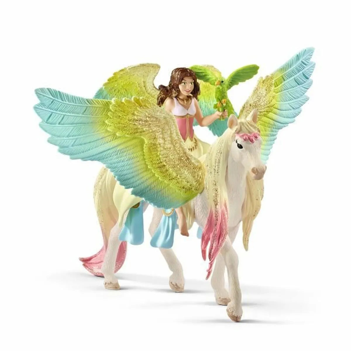 Pohyblivé Figúrky Schleich Fairy Surah With Glitter Pegasus Plastické - Hracie Sady