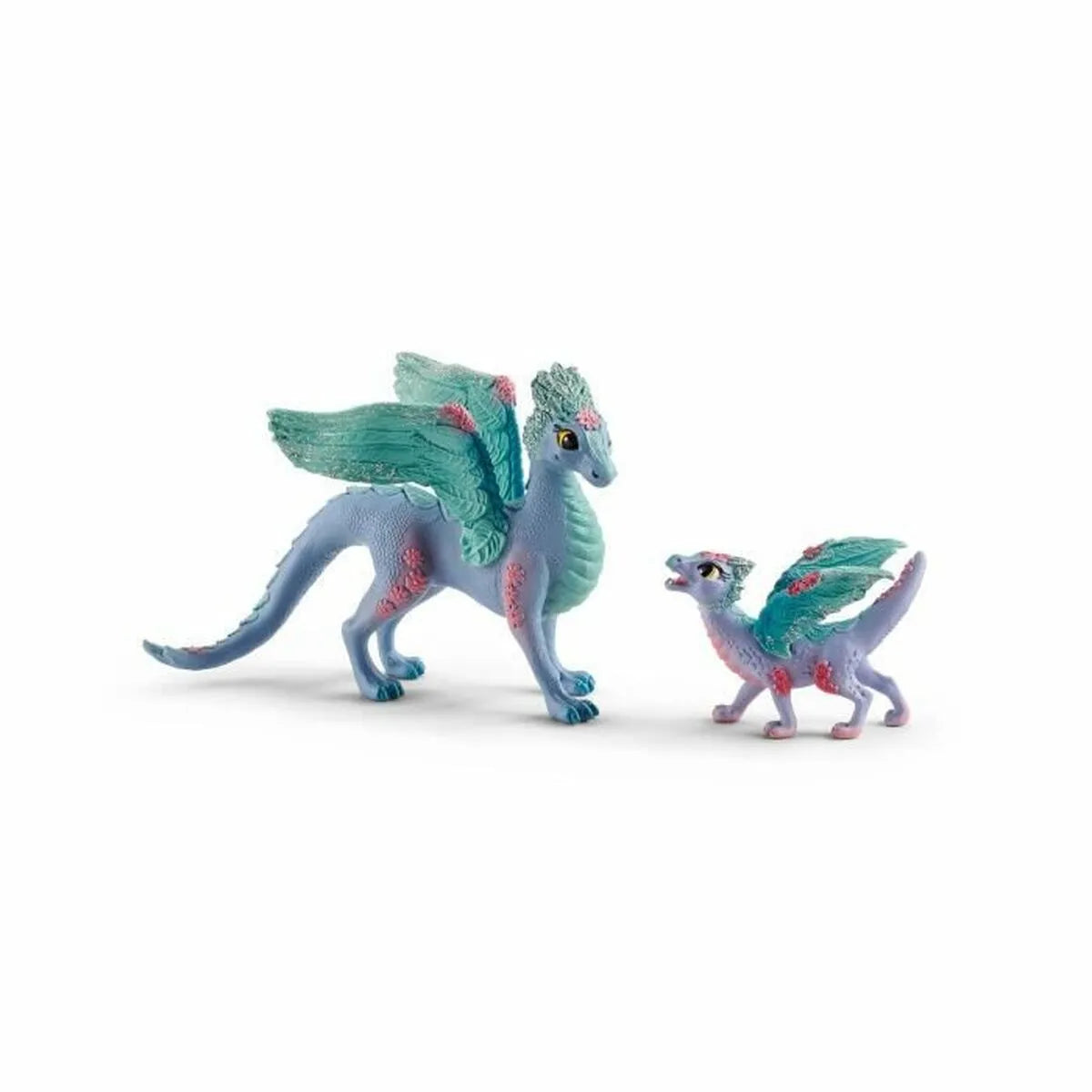 Pohyblivé Figúrky Schleich Flower Dragon With Its Little One - Hracie Sady