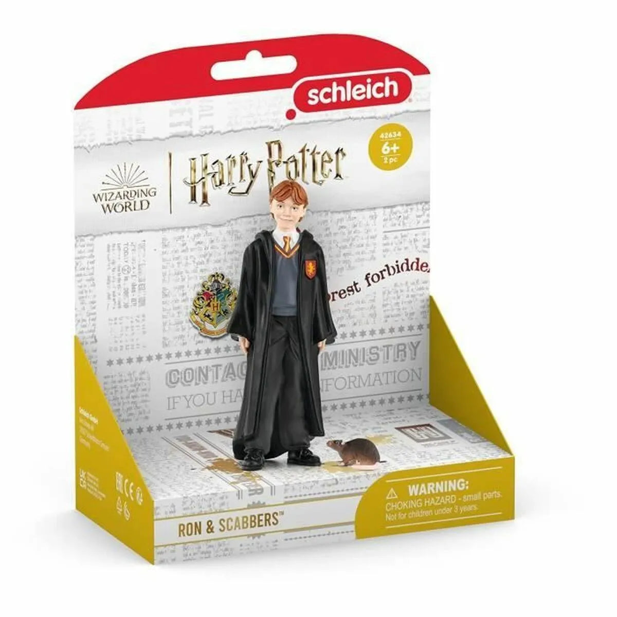 Pohyblivé Figúrky Schleich Ron Weasley & Scabbers Moderný - Hračky a Hry Bábiky Postavičky