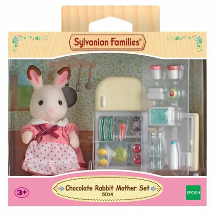 Pohyblivé Figúrky Sylvanian Families Mom Rabbit Chocolate / Refrigerator - Bábiky