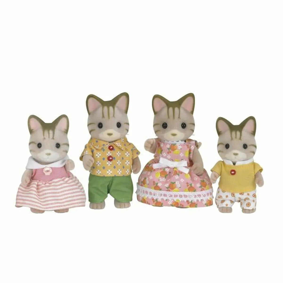 Pohyblivé Figúrky Sylvanian Families Striped Cat Family - Bábiky