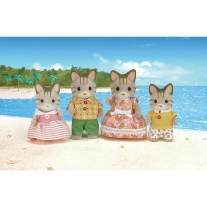 Pohyblivé Figúrky Sylvanian Families Striped Cat Family - Bábiky