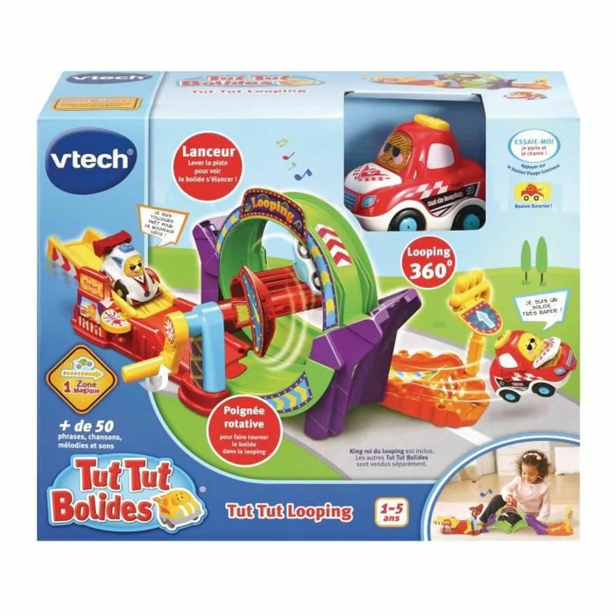 Pretekárska Dráha Vtech Tut Looping - Pretekárske Dráhy