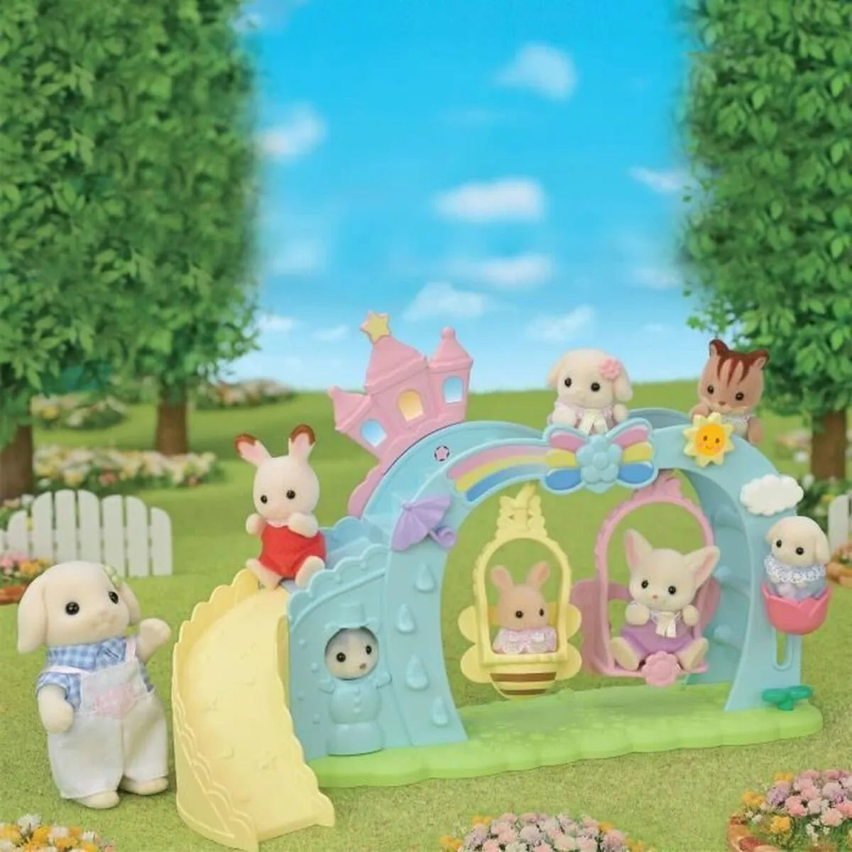 Príslušenstvo pre Domček Bábiky Sylvanian Families 5745 Nursery Swing - Bábiky