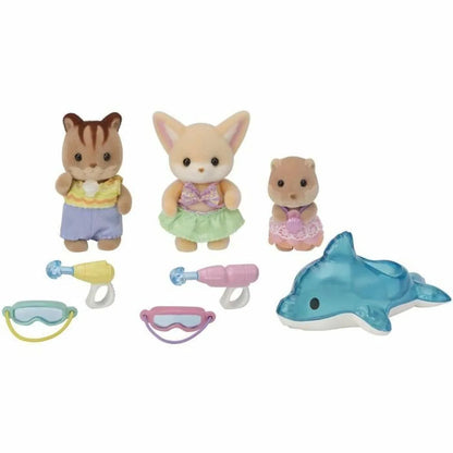 Príslušenstvo pre Domček Bábiky Sylvanian Families 5749 Nursery Friends Pool Fun Trio - Hračky a Hry Bábiky Doplnky