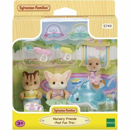 Príslušenstvo pre Domček Bábiky Sylvanian Families 5749 Nursery Friends Pool Fun Trio - Hračky a Hry Bábiky Doplnky