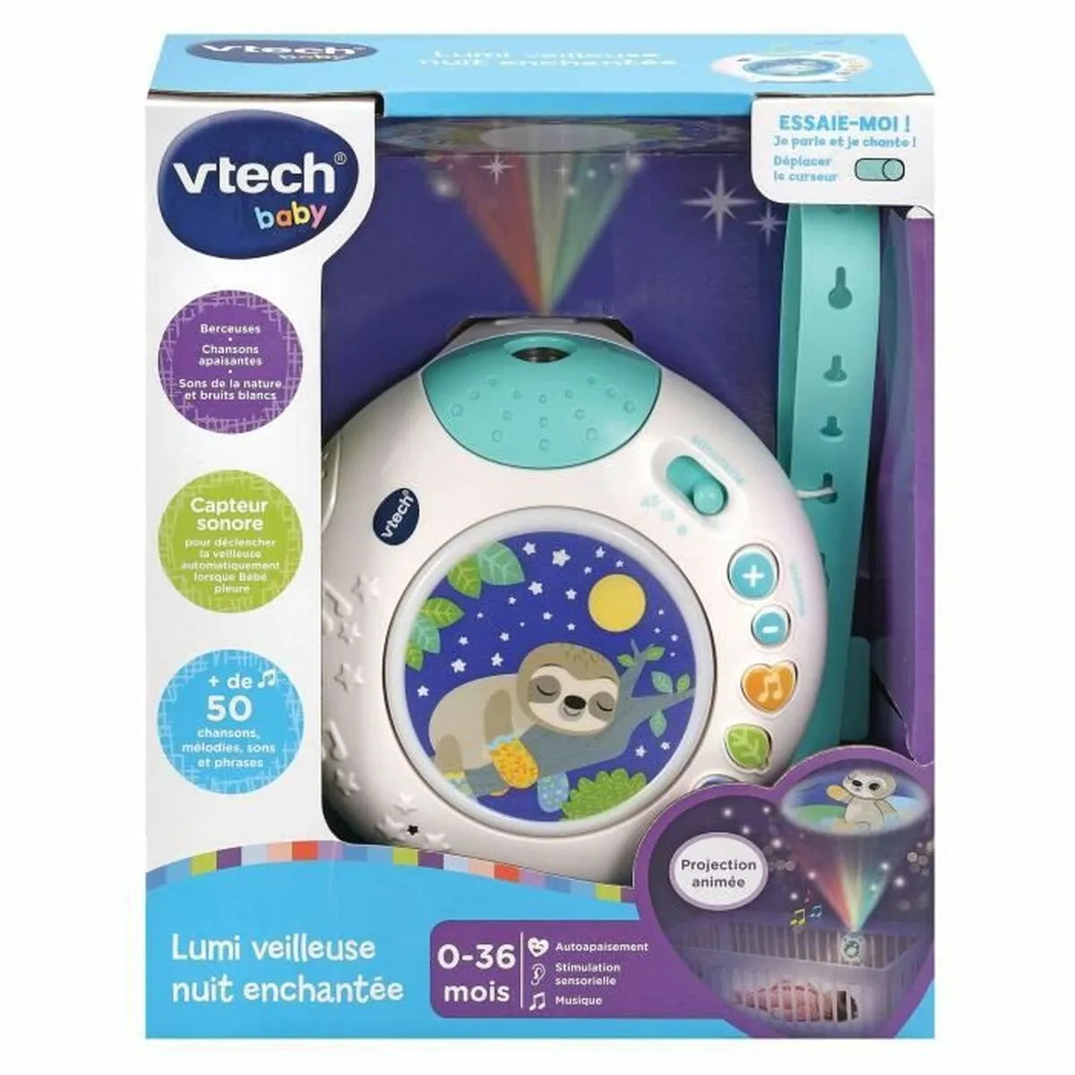 Projektor Vtech Baby Lumi Veilleuse Nuit Enchantee Modrá - Projektory a Budíky