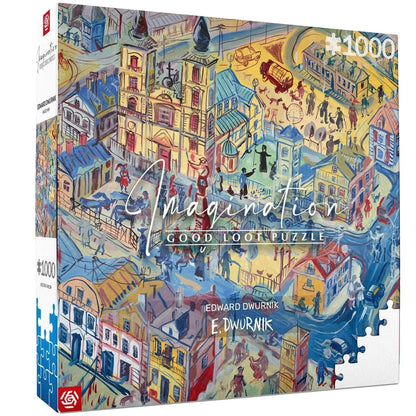 Puzzle Cenega Publishing Edward Dwurnik- Radzymin 1000 Kusy - Hračky a Hry Hlavolamy