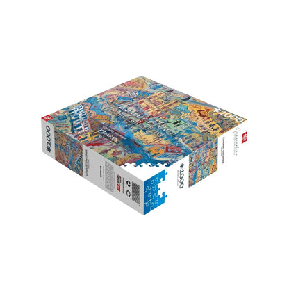 Puzzle Cenega Publishing Edward Dwurnik- Radzymin 1000 Kusy - Hračky a Hry Hlavolamy