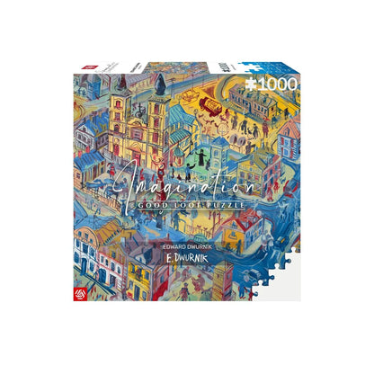 Puzzle Cenega Publishing Edward Dwurnik- Radzymin 1000 Kusy - Hračky a Hry Hlavolamy