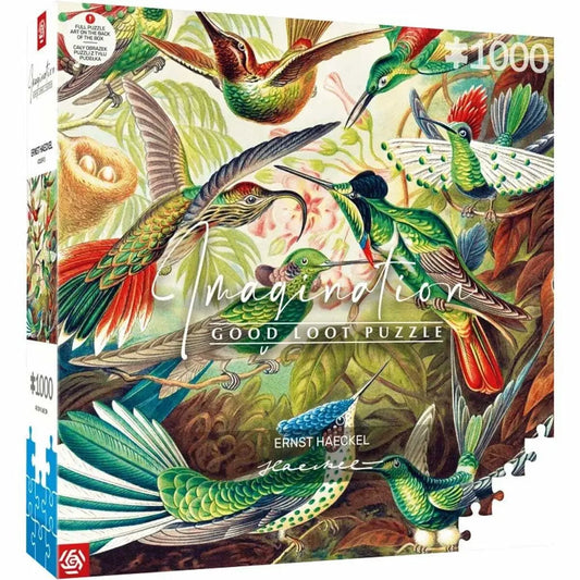 Puzzle Cenega Publishing Ernst Haeckel Kolibríky 1000 Kusov - Hračky a Hry Hlavolamy