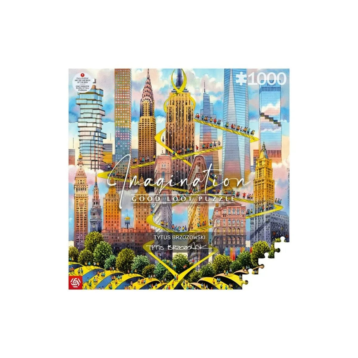 Puzzle Cenega Publishing Good Loot: Tytus Brzozowski New York 1000 Kusov - Hračky a Hry Hlavolamy