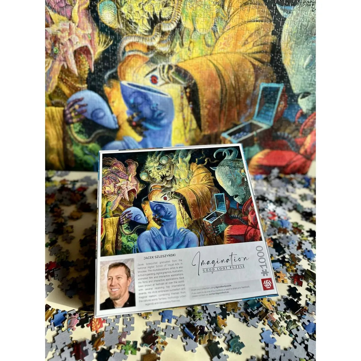 Puzzle Cenega Publishing Jacek Szleszyński 1000 Kusy - Hračky a Hry Hlavolamy