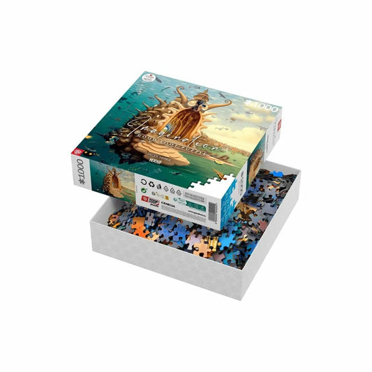 Puzzle Cenega Publishing Jacek Yerka Puerto / Harbor 1000 Kusov - Hračky a Hry Hlavolamy