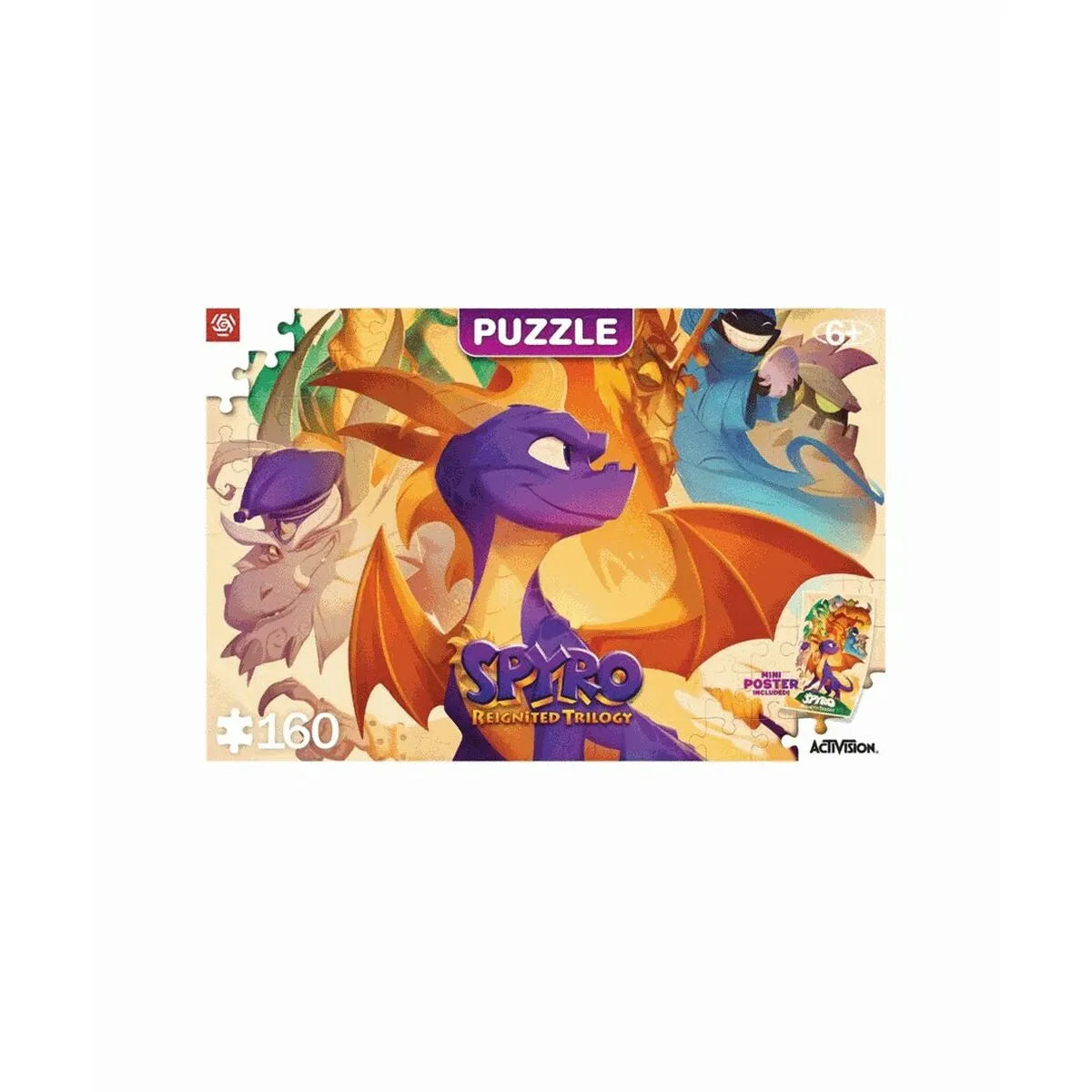 Puzzle Cenega Publishing Spyro Reignited Trilogy: Hrdinovia 160 Kusov - Hračky a Hry Hlavolamy