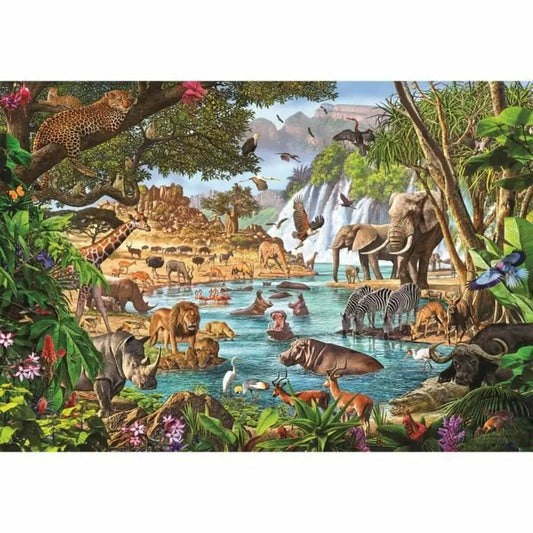 Puzzle Clementoni African Waterhole 3000 Kusy - Hračky a Hry Hlavolamy