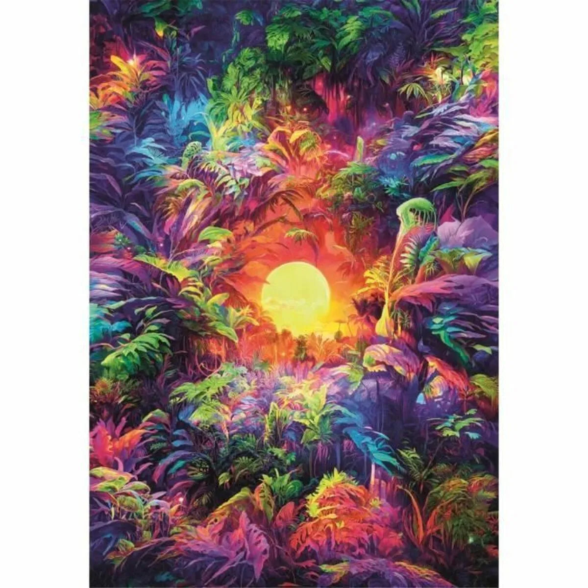 Puzzle Clementoni Colorboom Psychedelic Jungle 500 Kusy - Hračky a Hry Hlavolamy