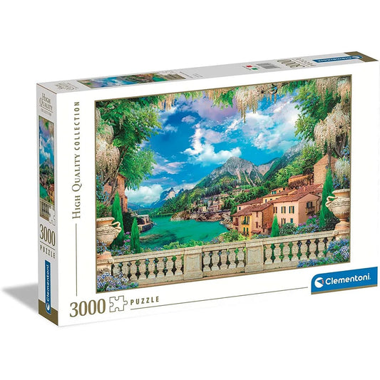 Puzzle Clementoni Lush Terrace on Lake 3000 Kusy