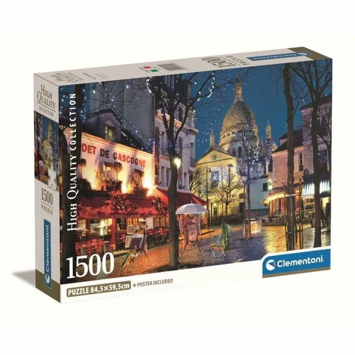 Puzzle Clementoni Paris Montmartre 1500 Kusy - Hračky a Hry Hlavolamy