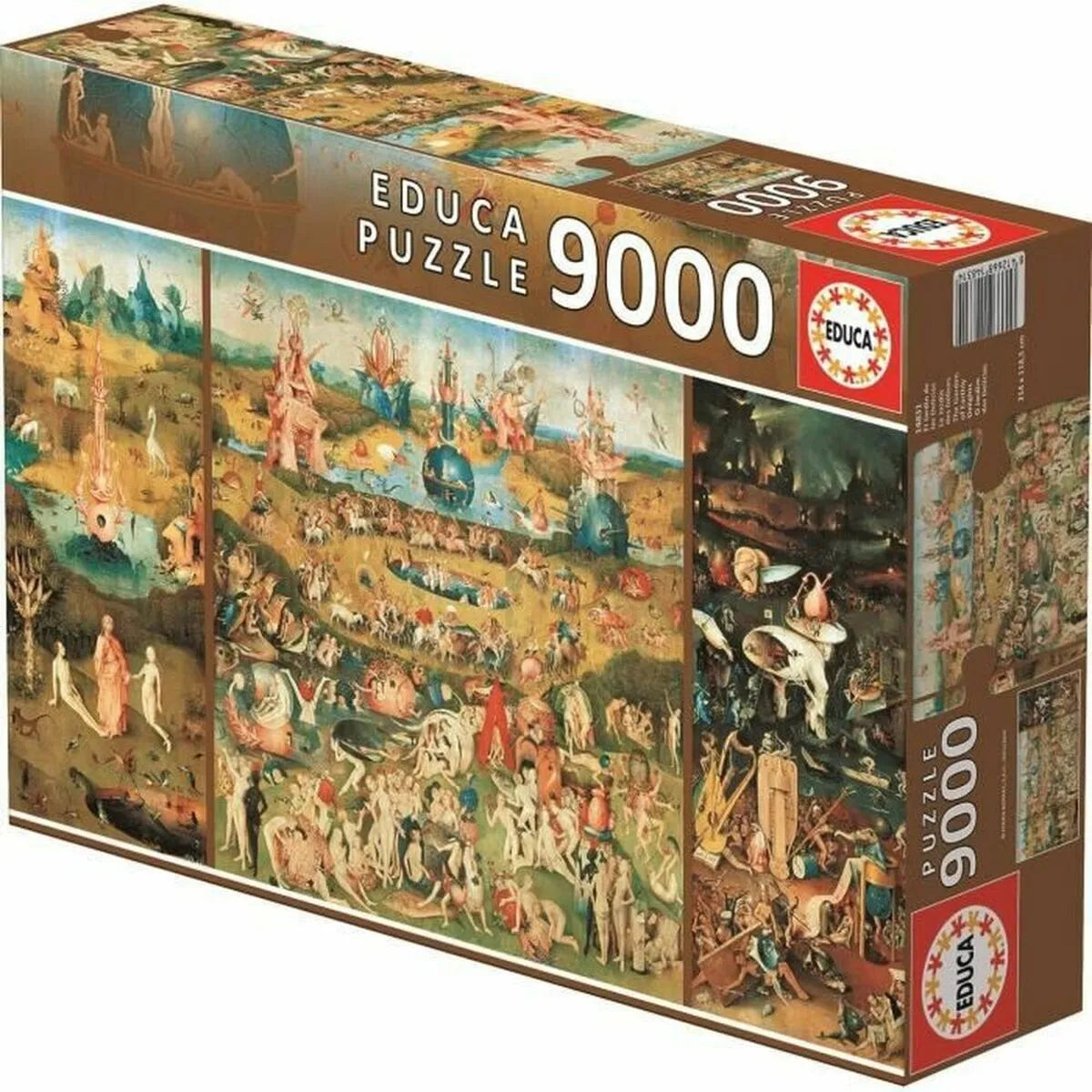 Puzzle Educa 14831 El Bosco - Garden Of Delights 9000 Kusy - Hračky a Hry Hlavolamy