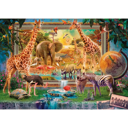 Puzzle Educa 19285 Savana Coming to Life 4000 Kusy