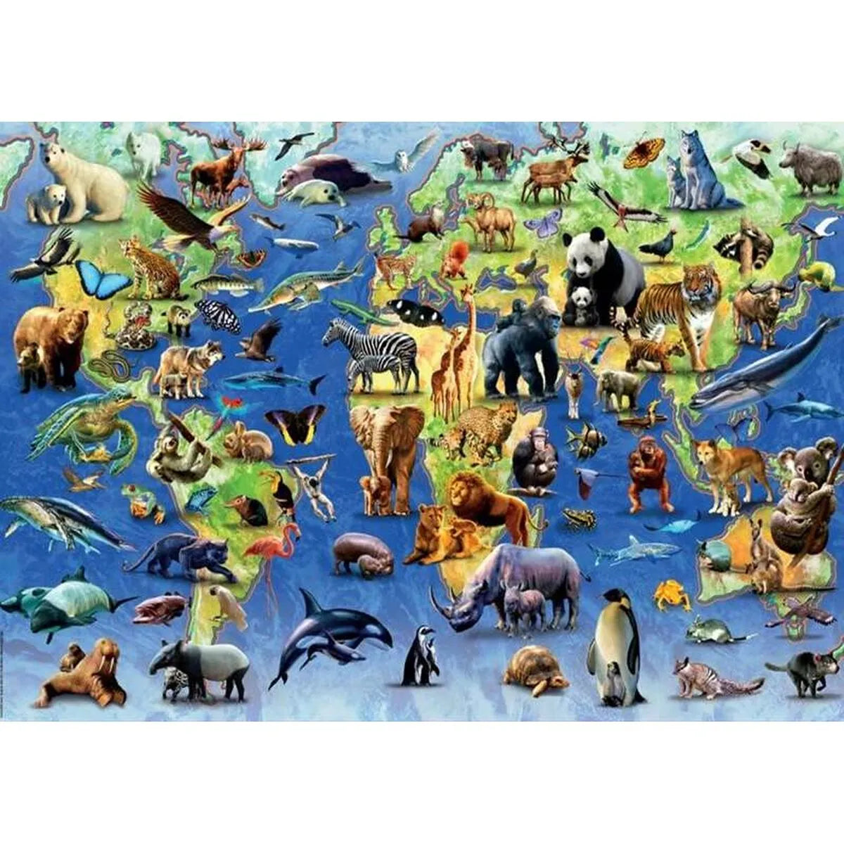 Puzzle Educa Danger Of Extinction 500 Kusy - Hračky a Hry Hlavolamy