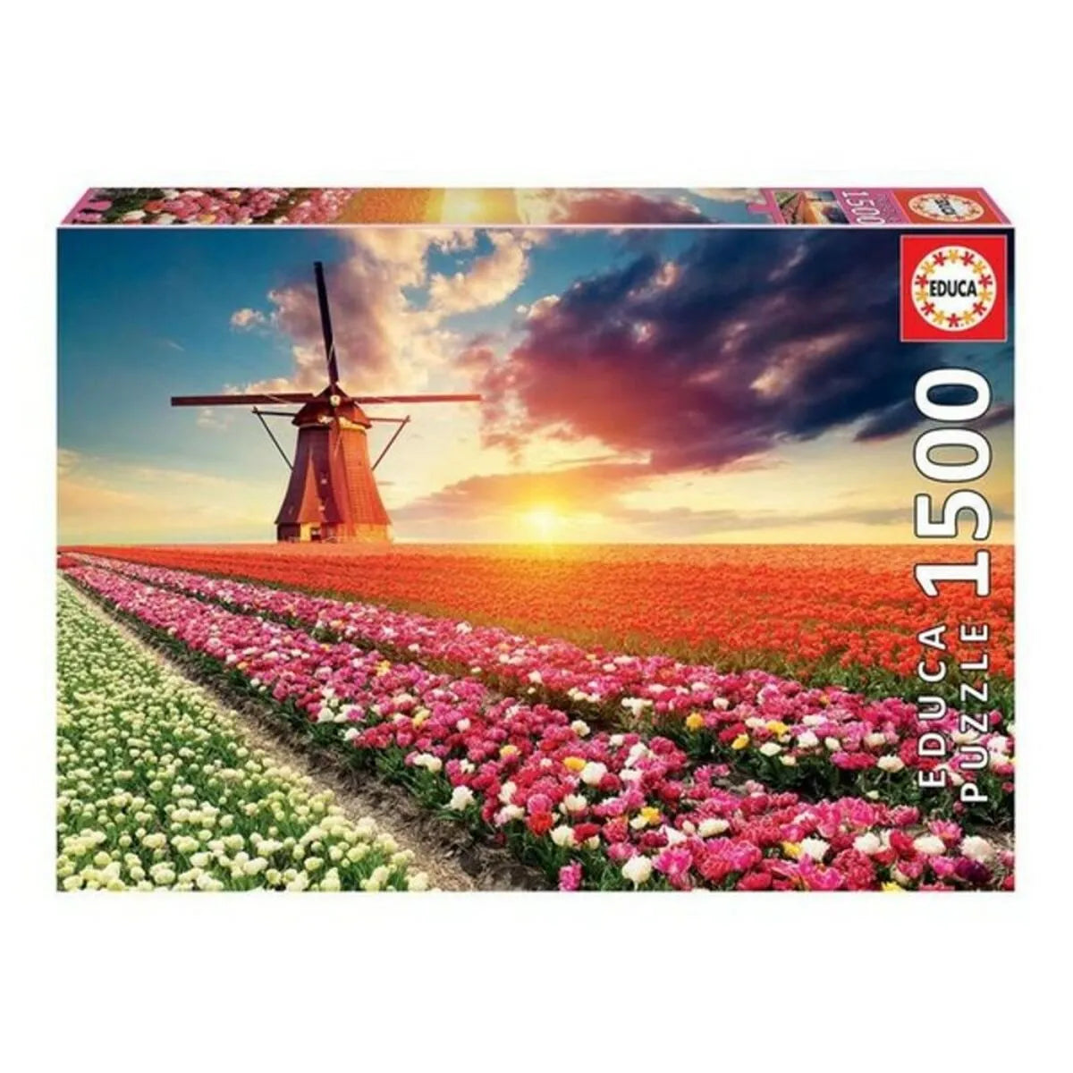 Puzzle Educa Fields Of Tulips 18465 1500 Kusy