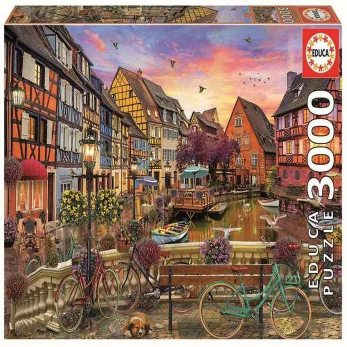 Puzzle Educa France (3000 Pcs) - Hračky a Hry Hlavolamy