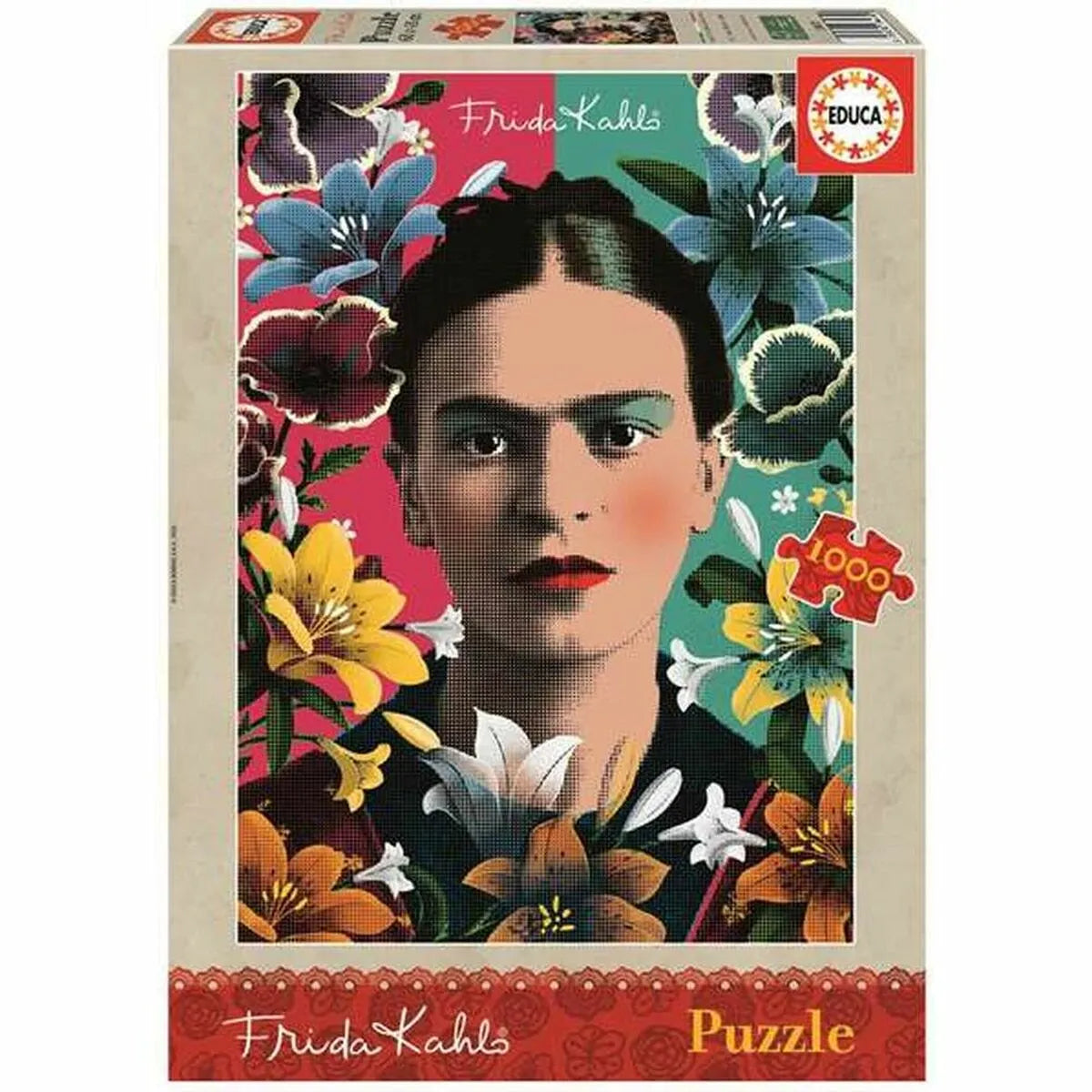 Puzzle Educa Frida Kahlo 1000 Kusy - Hračky a Hry Hlavolamy