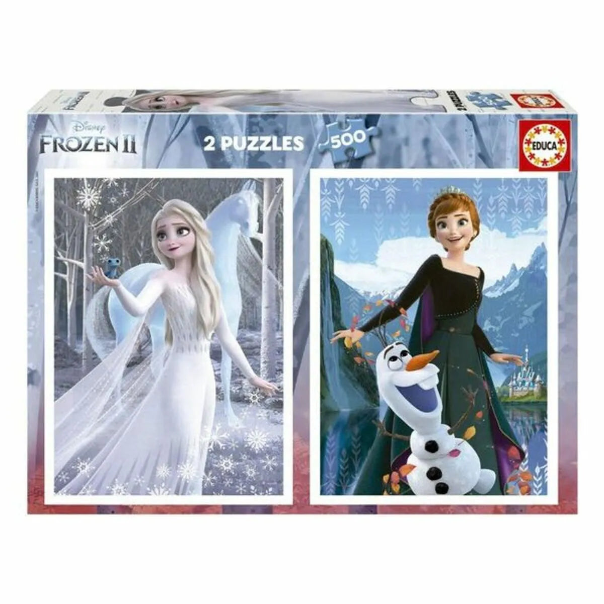 Puzzle Educa Frozen Ii (2 x 500 Ks)