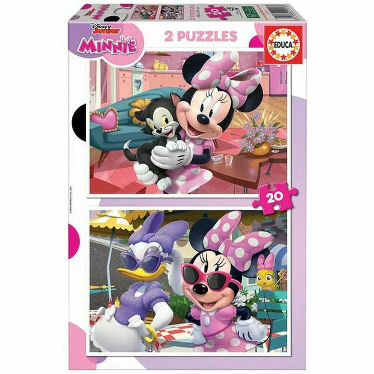 Puzzle Educa Minnie (2 x 20 Pcs) - Hračky a Hry Hlavolamy