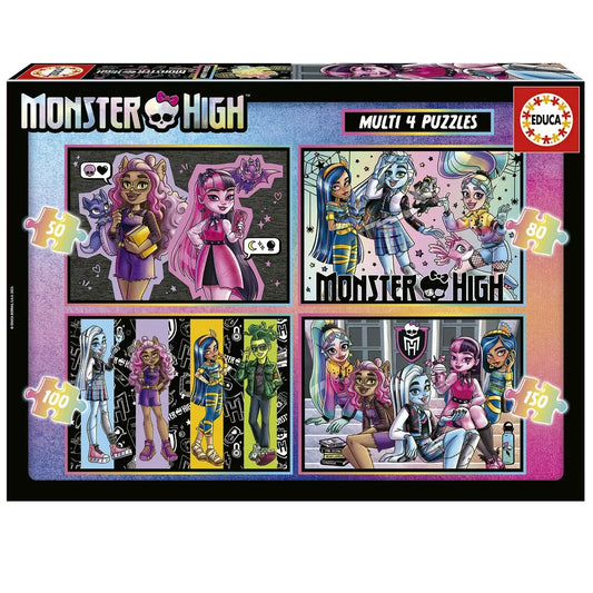 Puzzle Educa Monster High Multipuzzle - Hračky a Hry Hlavolamy