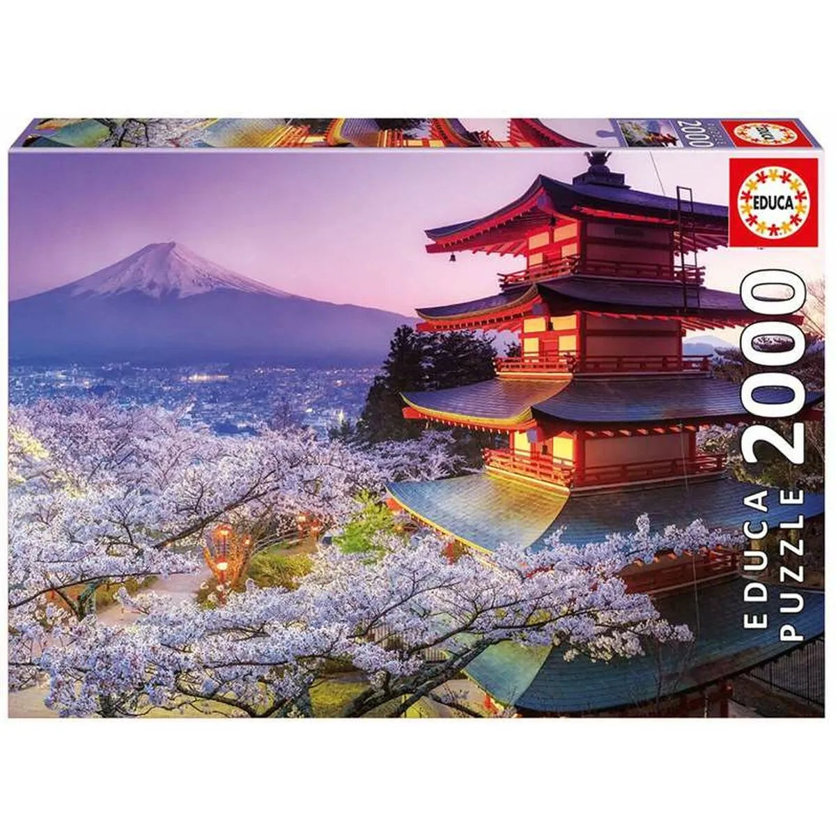 Puzzle Educa Mount Fuji Japonsko 2000 Kusov